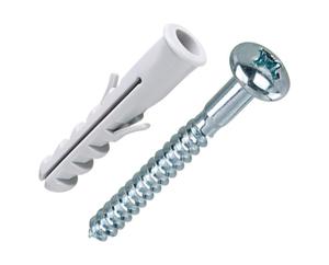 Parafuso phillips com bucha 8mm cabeça panela com 05 unidades - bemfixa