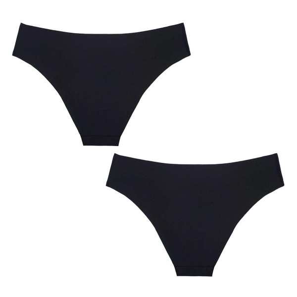 Encontraproduto.com.br - Kit 2 Calcinhas Selene Corte a Fio Feminina Preto