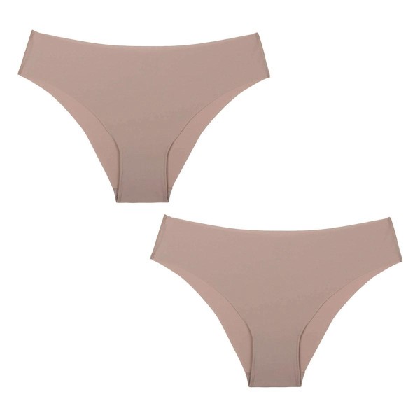 Encontraproduto.com.br - Kit 2 Calcinhas Selene Corte a Fio Feminina Bege