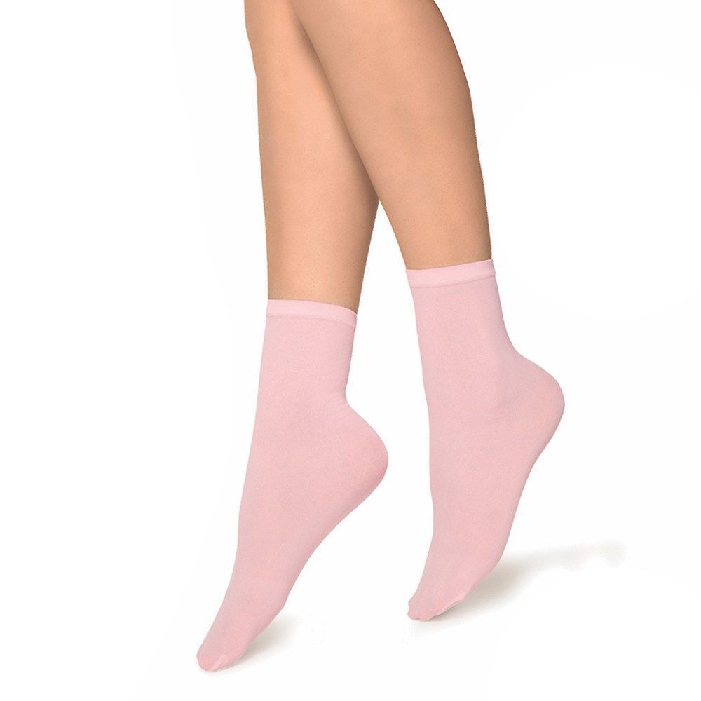 Meia Soquete Selene Ballet Fio 40 Infantil Rosa