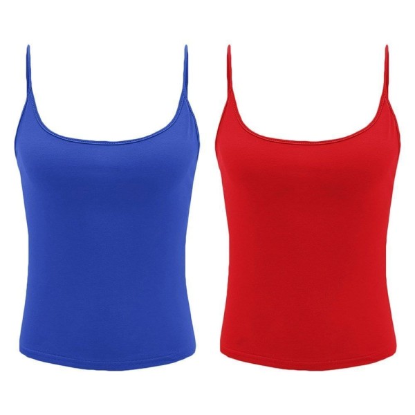Encontraproduto.com.br - Kit 2 Regatas de Alcinha PMC Básica Feminina