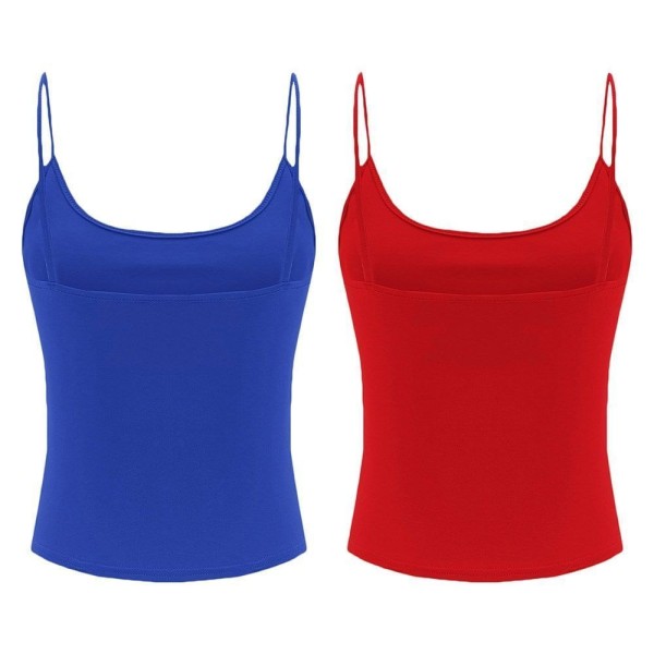 Encontraproduto.com.br - Kit 2 Regatas de Alcinha PMC Básica Feminina