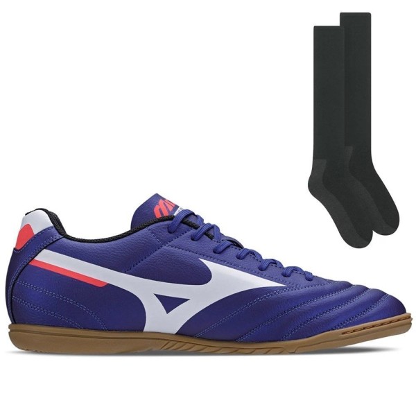 Kit Chuteira Futsal Mizuno Morelia Club + Meião