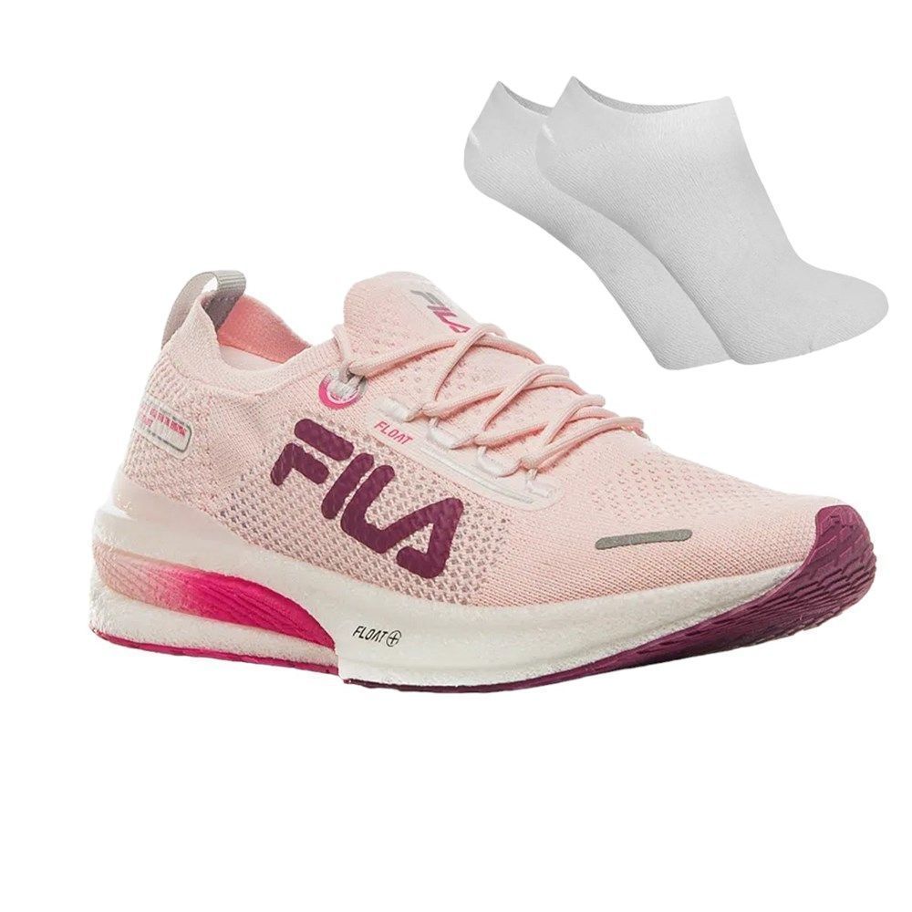 Kit Tênis Fila Float Elite Feminino + Par de Meia