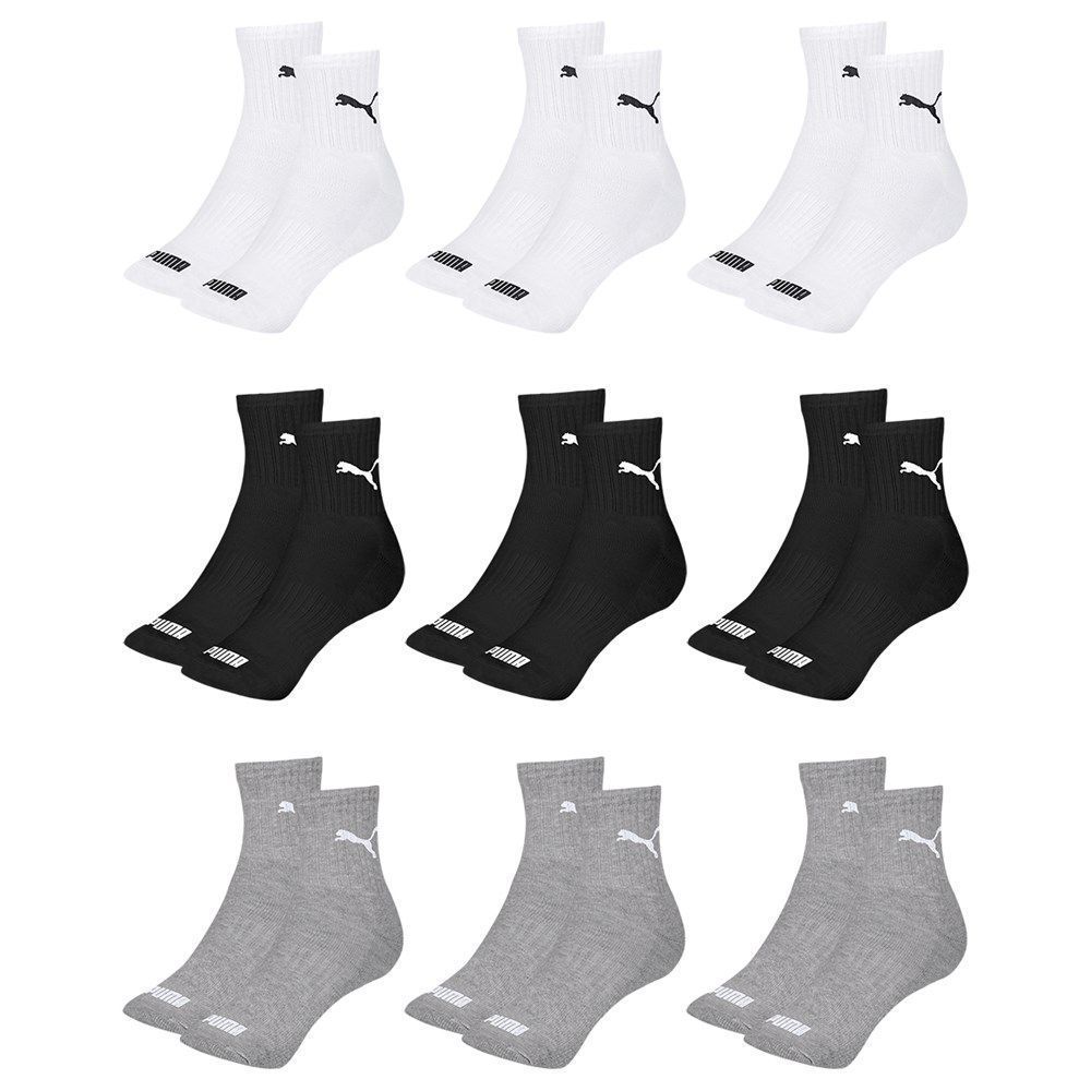 Kit 9 Pares de Meias Puma Cano Médio Esportiva Feminino