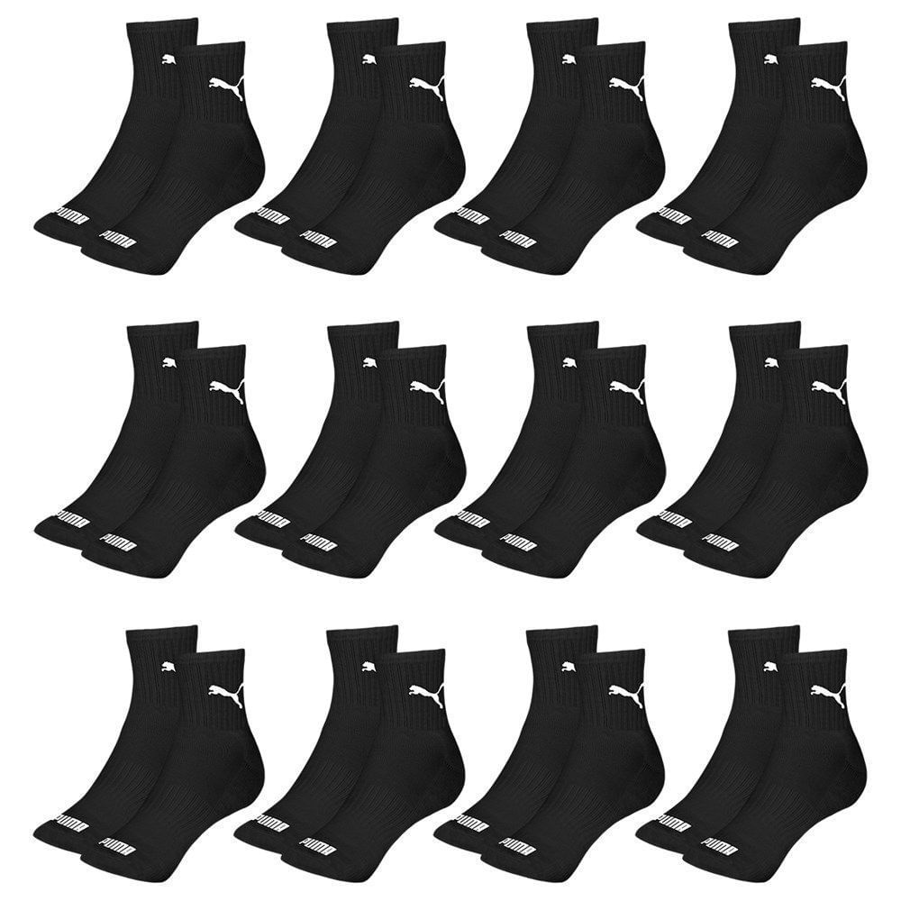 Kit 12 Pares de Meias Puma Cano Médio Esportiva Feminino