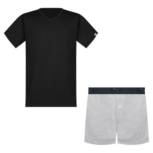 Encontraproduto.com.br - Pijama Puma Camiseta + Samba Canção Masculino