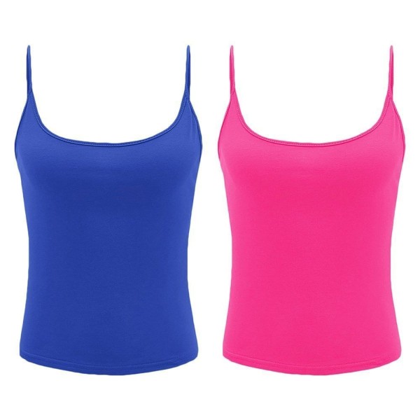 Encontraproduto.com.br - Kit 2 Regatas de Alcinha PMC Básica Feminina