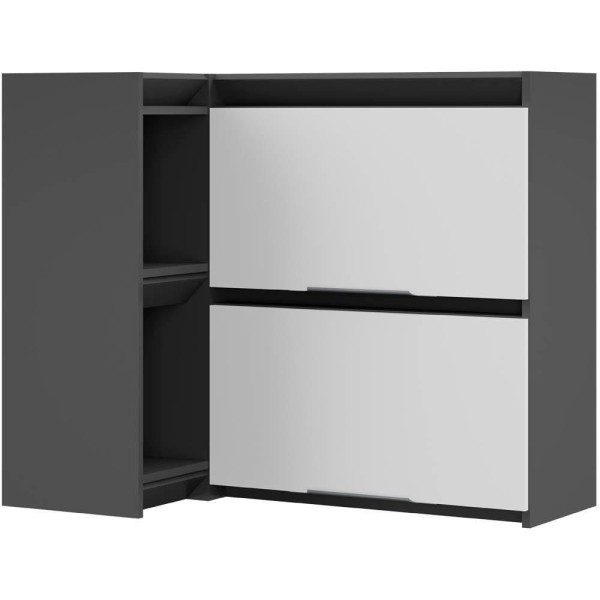 Armário De Cozinha Para Canto Thela Hibisco 2 Portas