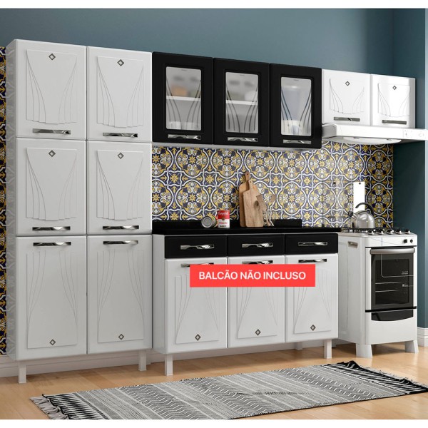 Cozinha de Aço Compacta Telasul Star New 3 Peças