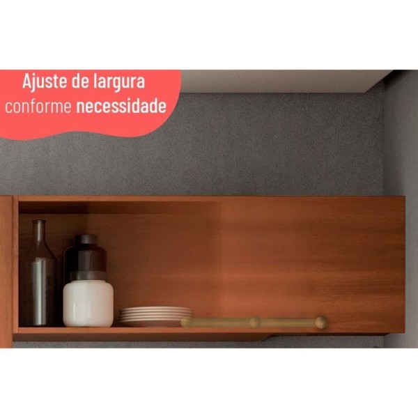 Encontraproduto.com.br - Armário Sálvia 70/105cm Com 1 Porta Basculante Com Nicho