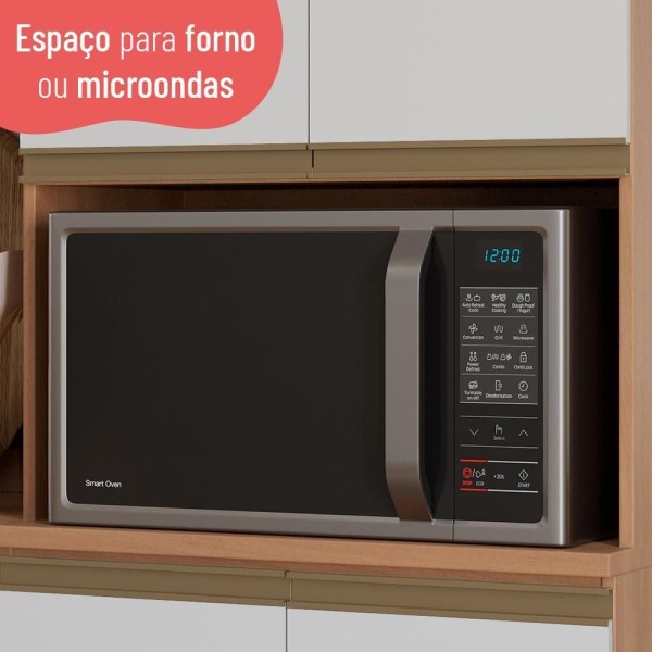 Encontraproduto.com.br - PANELEIRO TELASUL MACADÂMIA FREIJÓ/BRANCO