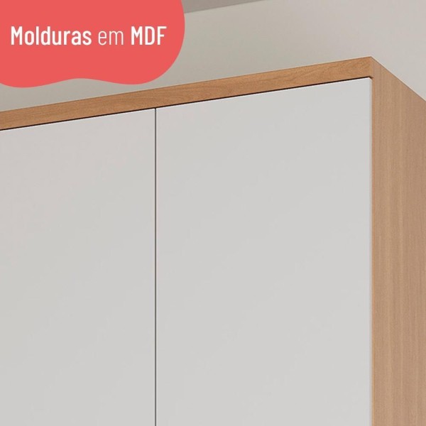 Encontraproduto.com.br - PANELEIRO TELASUL MACADÂMIA FREIJÓ/BRANCO