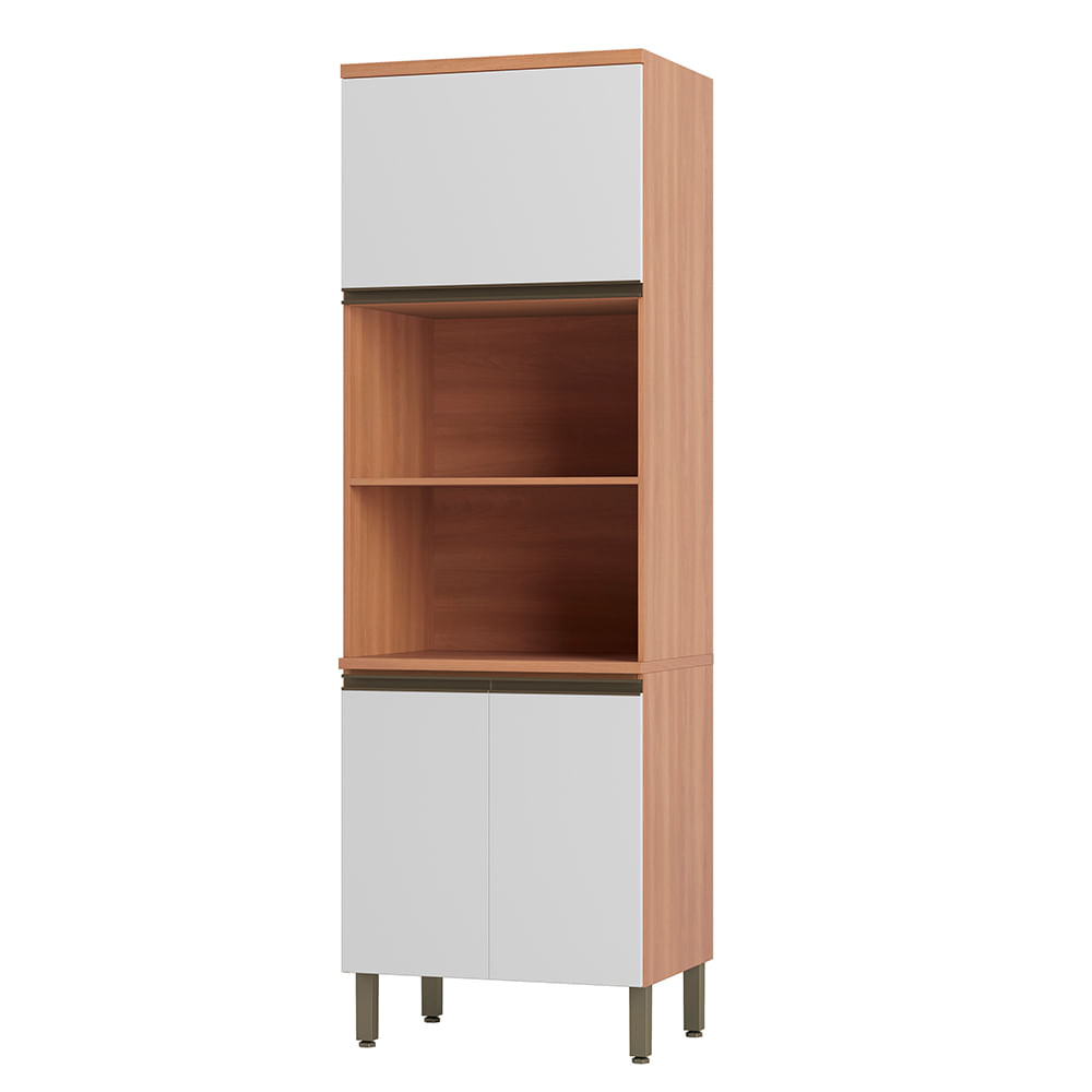 Paneleiro Torre Quente Macadâmia 70cm Para Micro e Forno