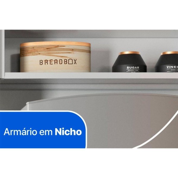 Encontraproduto.com.br - Cozinha de Aço Compacta Telasul Diamante Smart 4Pçs