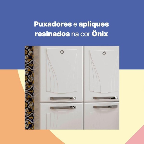Encontraproduto.com.br - Cozinha de Aço Completa Telasul Star New 3 Vidros Com Balcão Para Pia