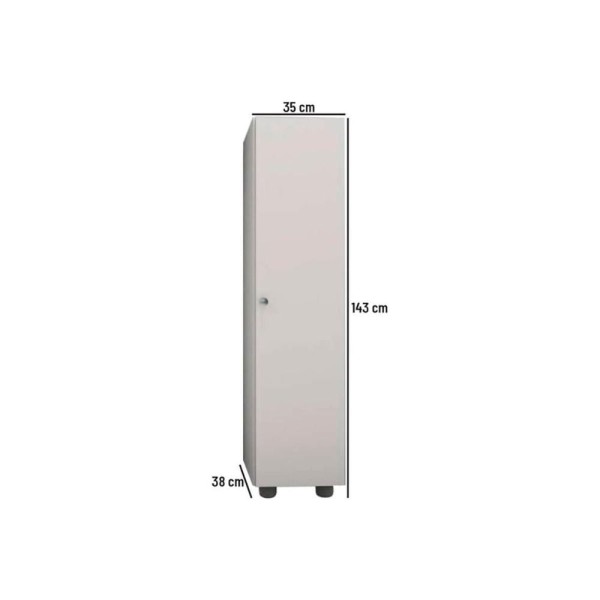 Encontraproduto.com.br - Armário Multiuso Âmbar 1 Porta