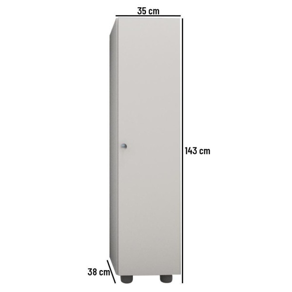 Encontraproduto.com.br - Armário Multiuso Âmbar 1 Porta