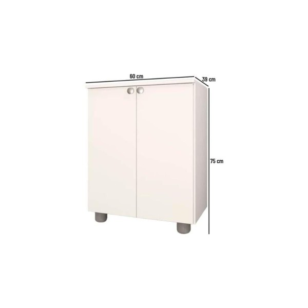 Encontraproduto.com.br - Balcão Multiuso Âmbar Com tampo 2 Portas