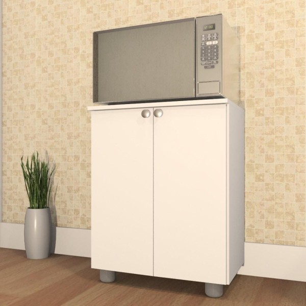 Encontraproduto.com.br - Balcão Multiuso Âmbar Com tampo 2 Portas