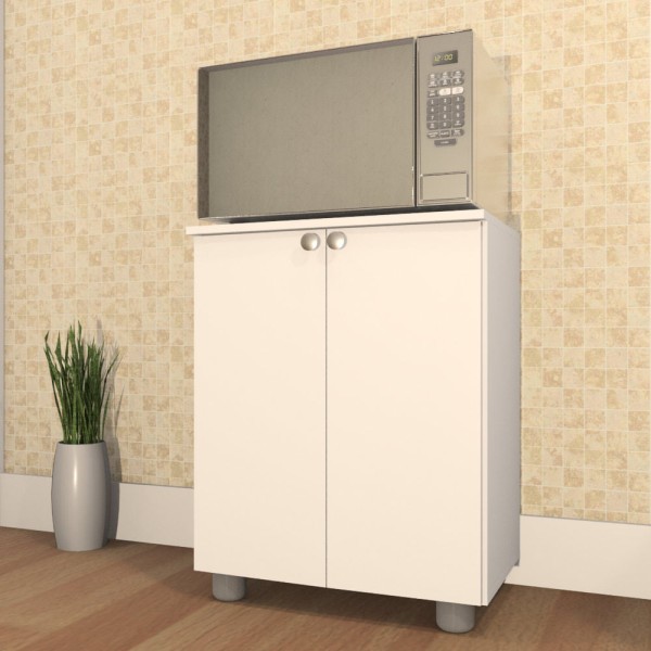 Encontraproduto.com.br - Balcão Multiuso Âmbar Com tampo 2 Portas