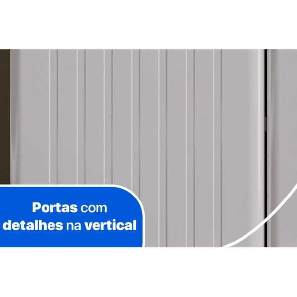Encontraproduto.com.br - Cozinha 7 Portas Diamante Newsmart Telasul Branco