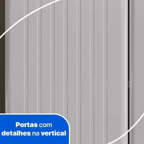 Encontraproduto.com.br - Cozinha de Aço 9 Portas Diamante Telasul Branco/Preto