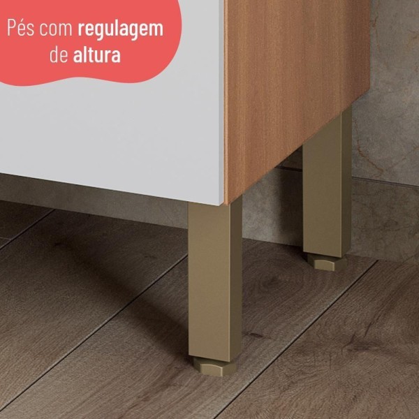 Encontraproduto.com.br - Paneleiro Pimenta 700MM para Micro 2 portas C/Vidro