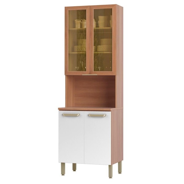 Encontraproduto.com.br - Paneleiro Pimenta 700MM para Micro 2 portas C/Vidro