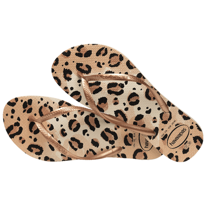 Encontraproduto.com.br - Sandália Havaianas Slim Animals Bege 35/36
