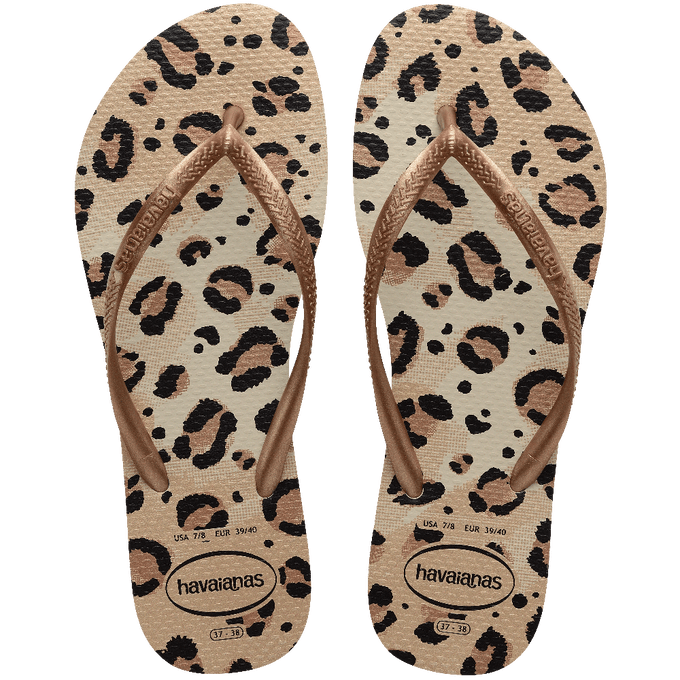 Encontraproduto.com.br - Sandália Havaianas Slim Animals Bege 37/38