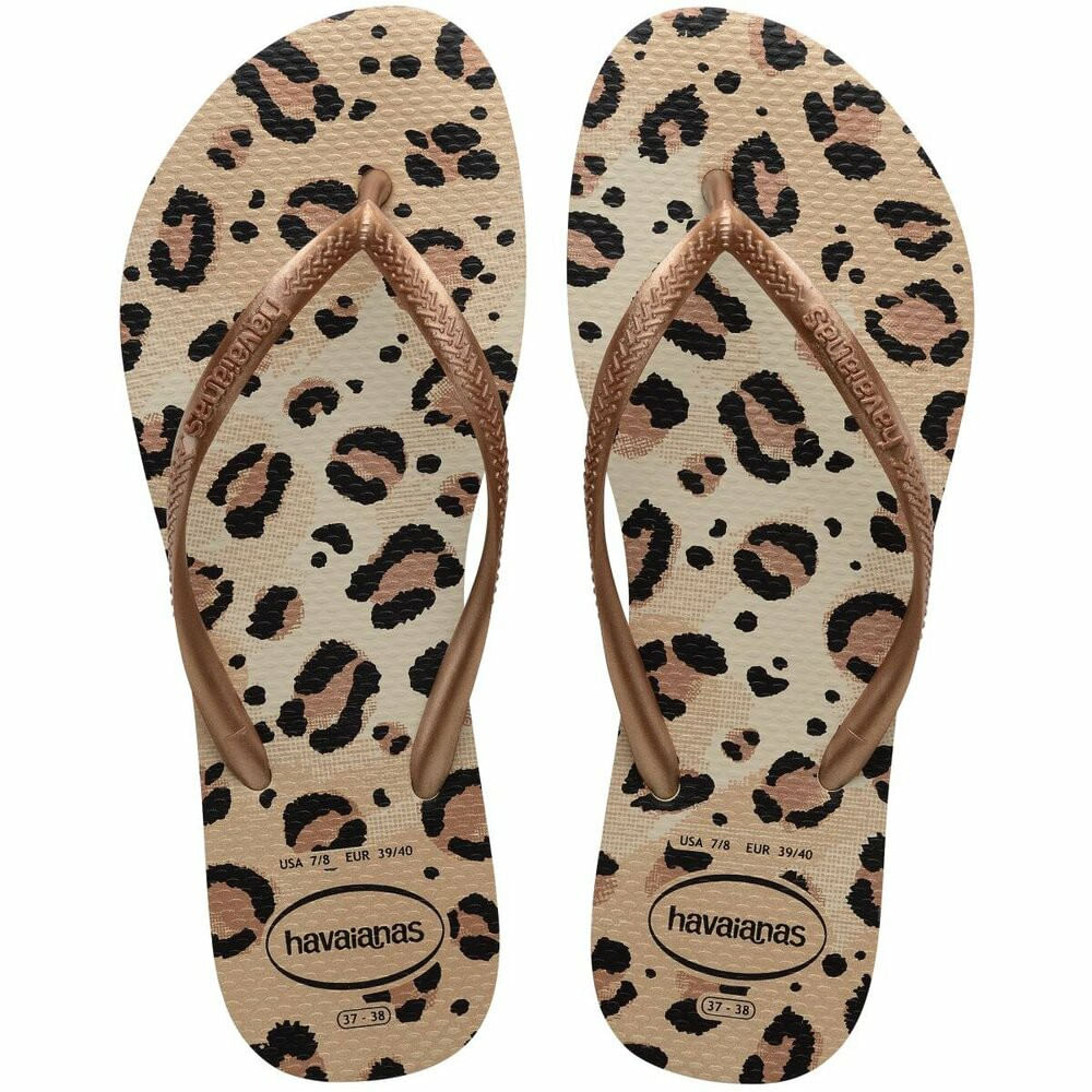 Encontraproduto.com.br - Sandália Havaianas Slim Animals Bege 37/38