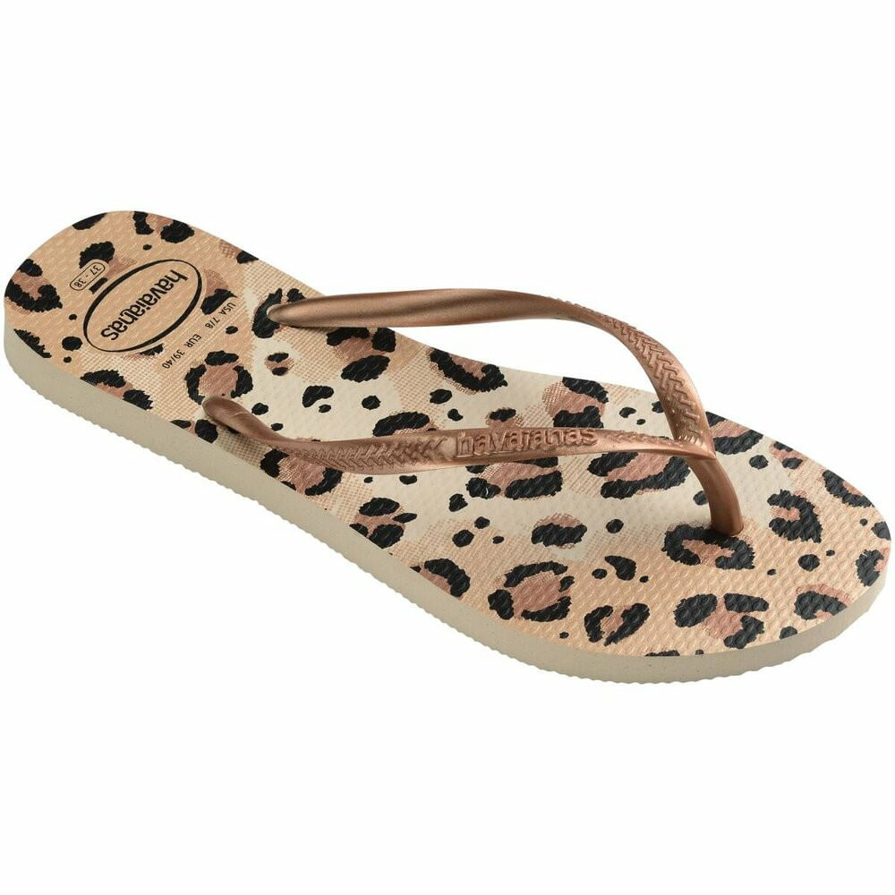 Encontraproduto.com.br - Sandália Havaianas Slim Animals Bege 37/38