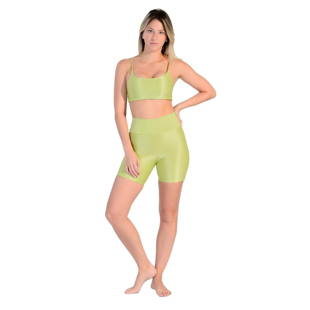 Top de Alça Esportivo em Tecido Half Shine Wunder