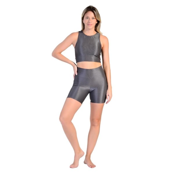 Encontraproduto.com.br - Shorts com Bolso Fitness Wunder em Tecido Half Shine Wunder