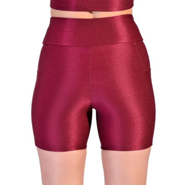 Encontraproduto.com.br - Shorts com Bolso Fitness Wunder em Tecido Half Shine Wunder