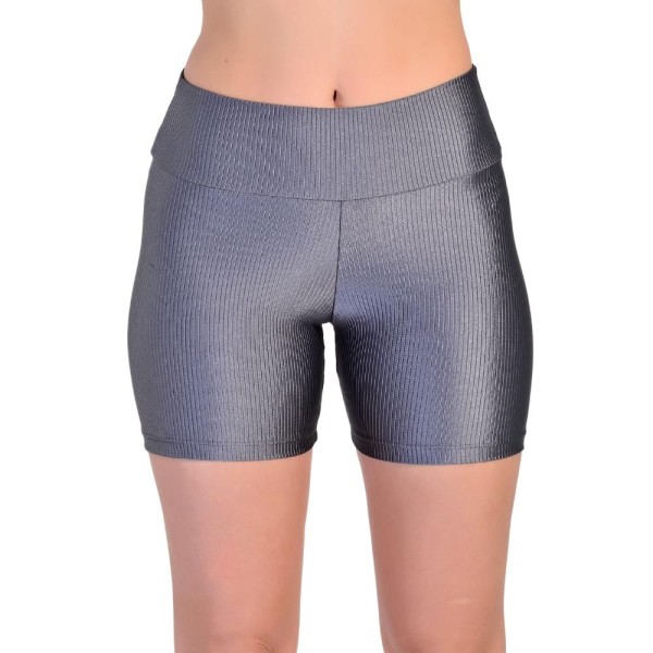 Encontraproduto.com.br - Shorts Básico Fitness em Tecido Rib Shine Wunder