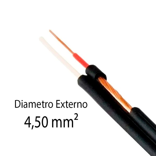 Encontraproduto.com.br - Cabo de Áudio Estereo 2x0,50mm - 25 Metros