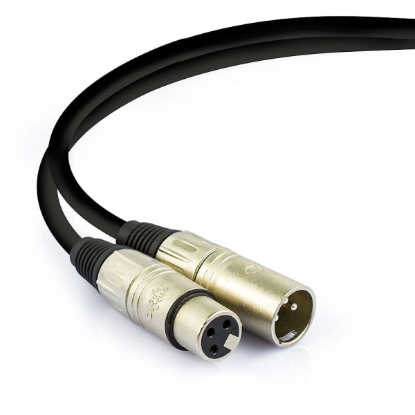 Encontraproduto.com.br - Cabo De Microfone Balanceado Xlr Macho Para Xlr Femea Santo Angelo - 25 Metros