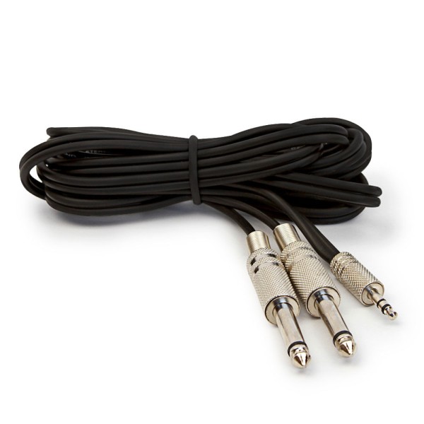 Encontraproduto.com.br - Cabo P2 Estéreo para 2 P10 Mono - 4 Metros