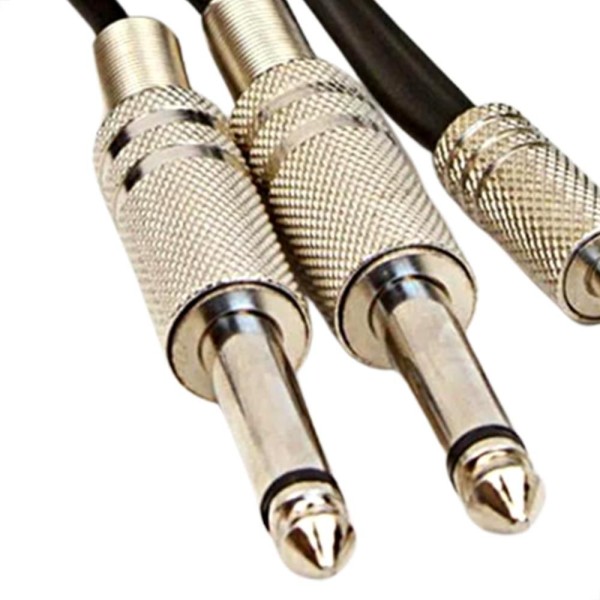 Encontraproduto.com.br - Cabo P2 Estéreo para 2 P10 Mono - 4 Metros