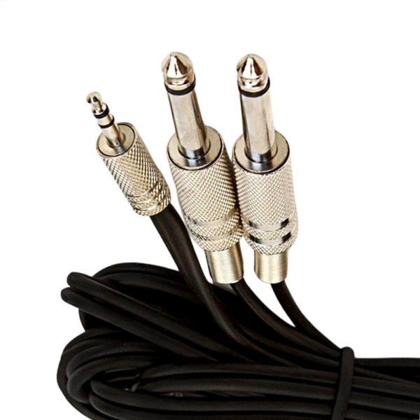 Encontraproduto.com.br - Cabo P2 Estéreo para 2 P10 Mono - 10 Metros