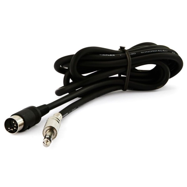 Encontraproduto.com.br - Cabo DIN para P10 Estereo - 35 Metros