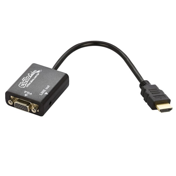 Encontraproduto.com.br - Cabo Conversor HDMI para VGA com Áudio