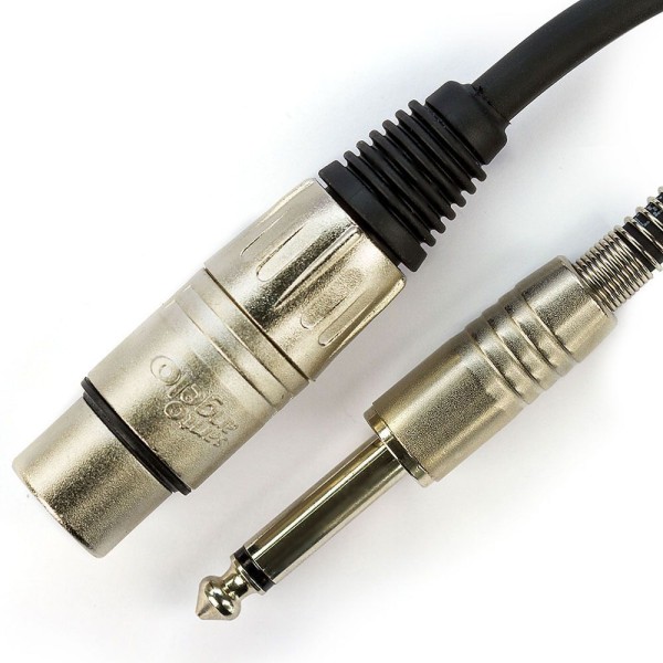 Encontraproduto.com.br - Cabo de Microfone Santo Angelo Ninja P10 Mono x Cannon Femea - 95 Metros