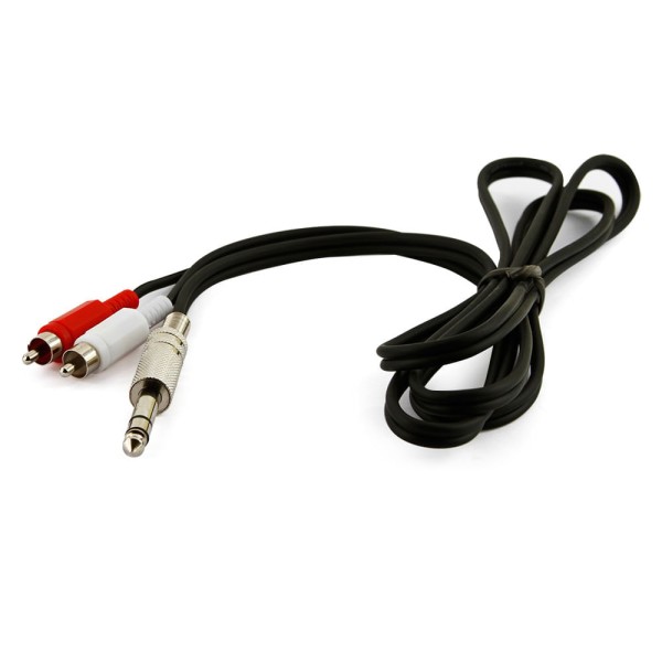 Encontraproduto.com.br - Cabo P10 Estereo para 2 RCA - 15 Metros