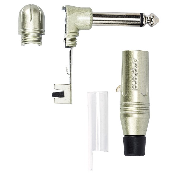 Encontraproduto.com.br - Cabo P10 X P10, L, 90º Graus, Mono Amphenol - 1 Metro