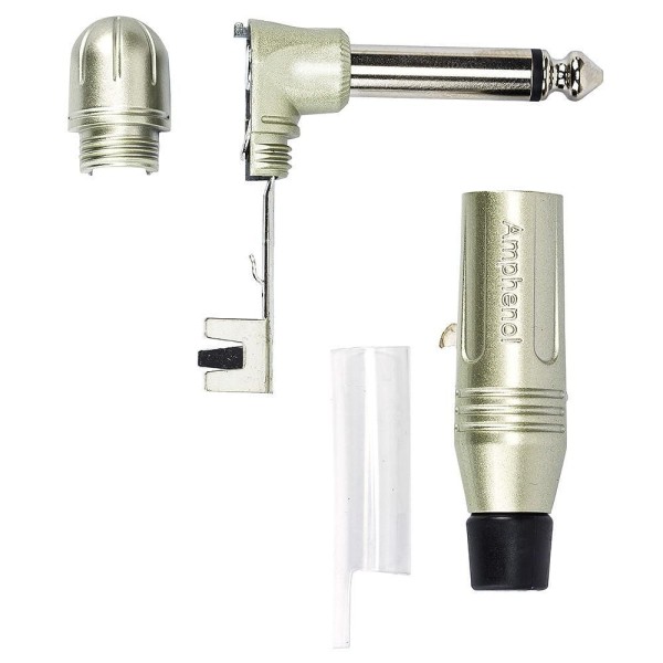 Encontraproduto.com.br - Cabo P10 X P10, L, 90º Graus, Mono Amphenol - 1 Metro