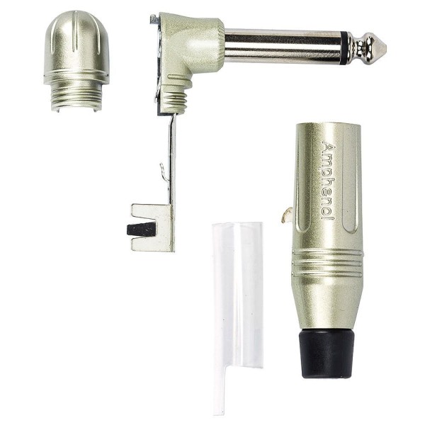 Encontraproduto.com.br - Cabo P10 X P10, L, 90º Graus, Mono Amphenol - 15 Metros