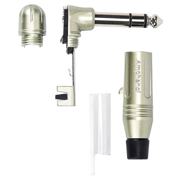 Encontraproduto.com.br - Cabo P10 X P10, L, 90º Graus, Estéreo Amphenol - 4 Metros